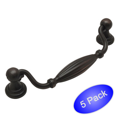 *5 Pack* Cosmas Oil Rubbed Bronze Cabinet Handles Pulls #7122ORB