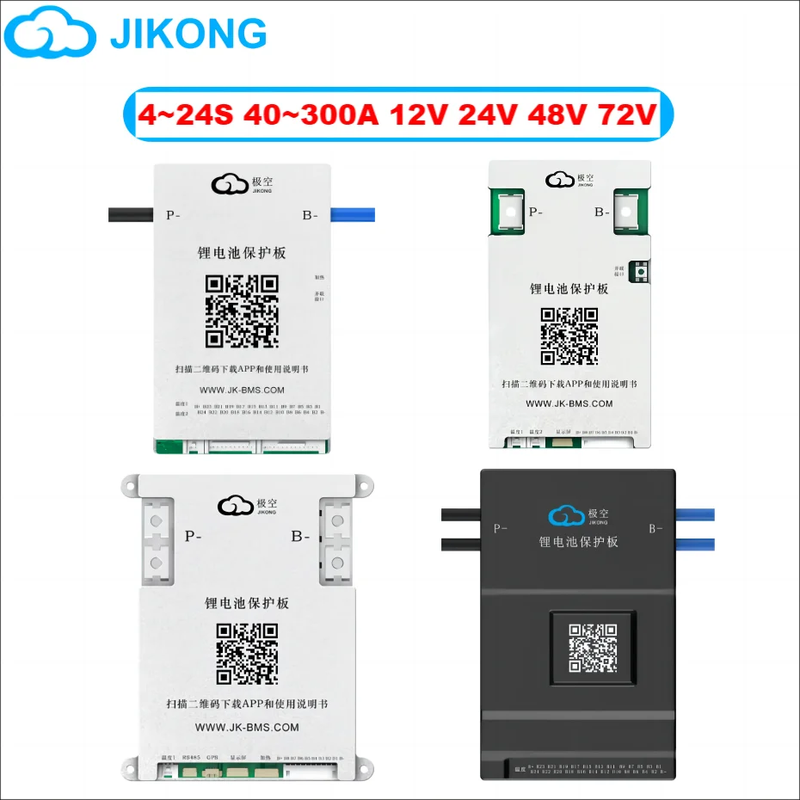 JIKONG JK BMS 3S 4S 8s-24s smart bms 40A 60A 80A 100A 150A 200A 300A active bala