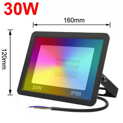 Zigbee Tuya LED Reflector Smart Home Floodlight Outdoor Spotlight Waterproof RGB
