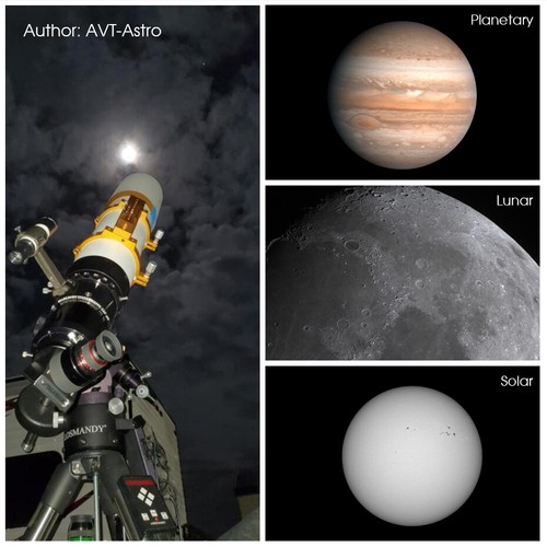 SVBONY SV215 1.25" Zoom Eyepiece 3mm-8mm Parfocal Design for Planetary Viewing