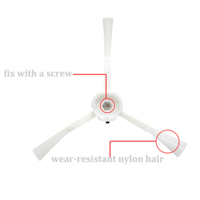 Side Brush for Xiaomi Roborock S4 S5 S6 E4 E20 E25 E35 S50 Vacuum Cleaner Parts