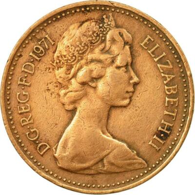 United Kingdom 1 New Penny - Elizabeth II 2nd portrait | Coin 