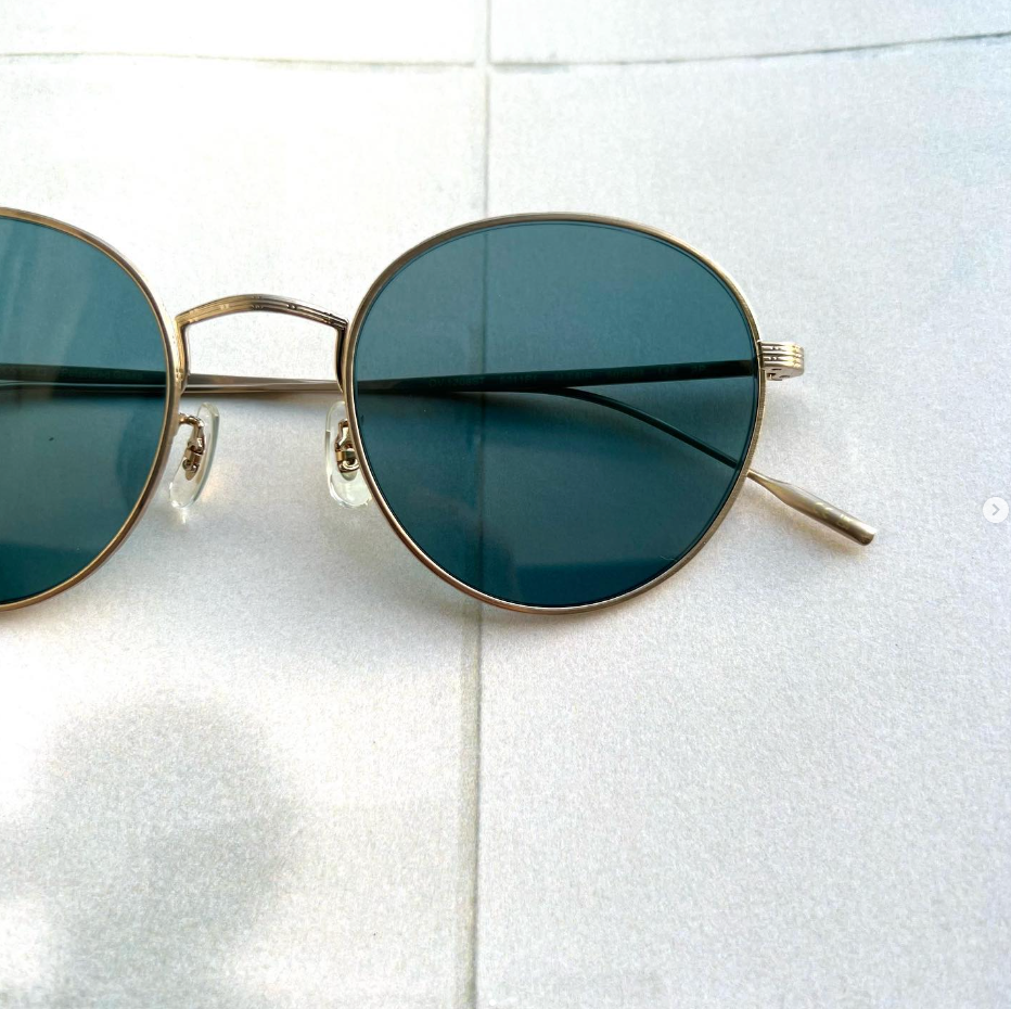 Pre-owned Oliver Peoples Altair 50mm Sun Ov1306st In Teal Polar Msrp$669
