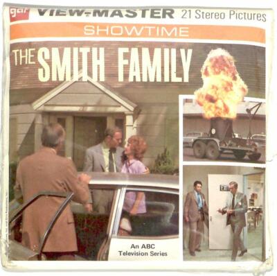 THE SMITH FAMILY ABC TV SERIES 1971 3d View-Master 3 Reel Packet SEALED