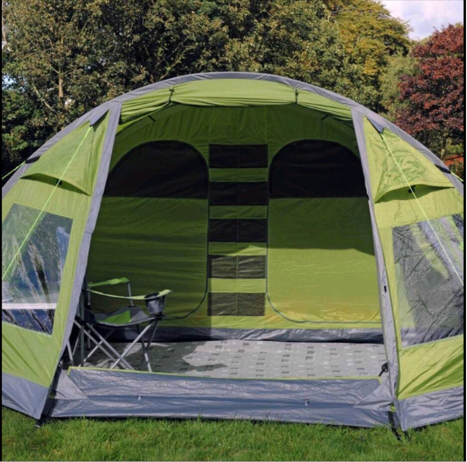 BRAND NEW Rydal 600 from Eurohike is a spacious family 6 man tent in