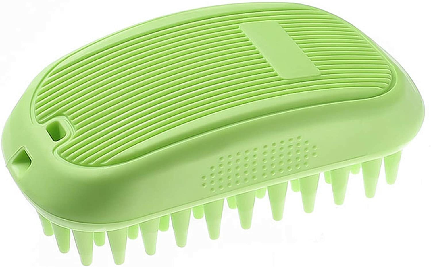 Brosse de toilettage pour animaux de compagnie, brosse de bain douce, peigne de