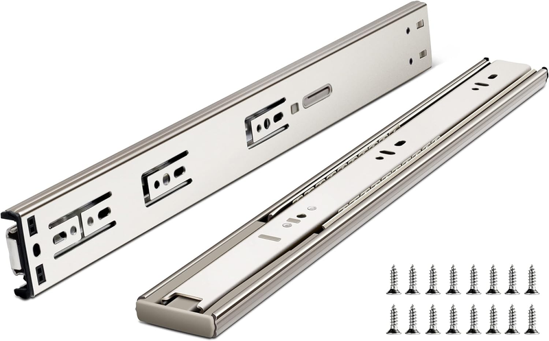 18 Inch Drawer Slides,  Soft Close Drawer Slide Glides Ball 