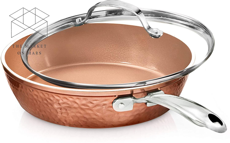 With Lid, Ceramic Cookware ✅