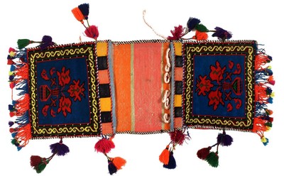 Arabian Show Saddle Hand Knotted By Afghan Artisan Women Woolen Area Rug