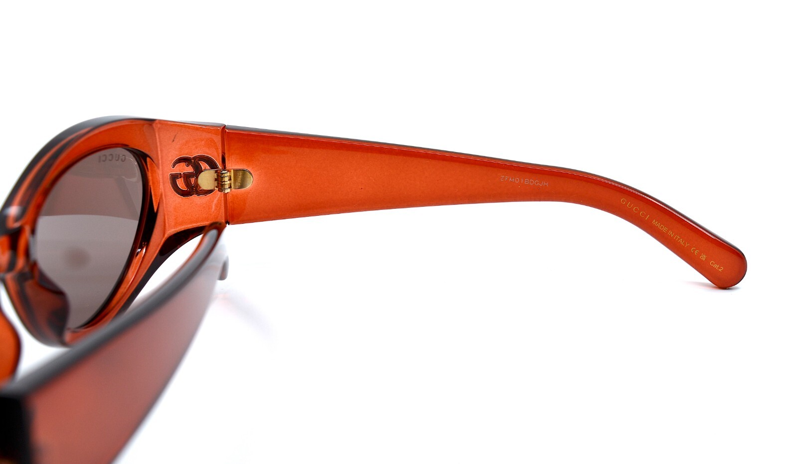 Pre-owned Gucci Gg1401s 003 Burgundy Brown Authentic Sunglasses 53-19