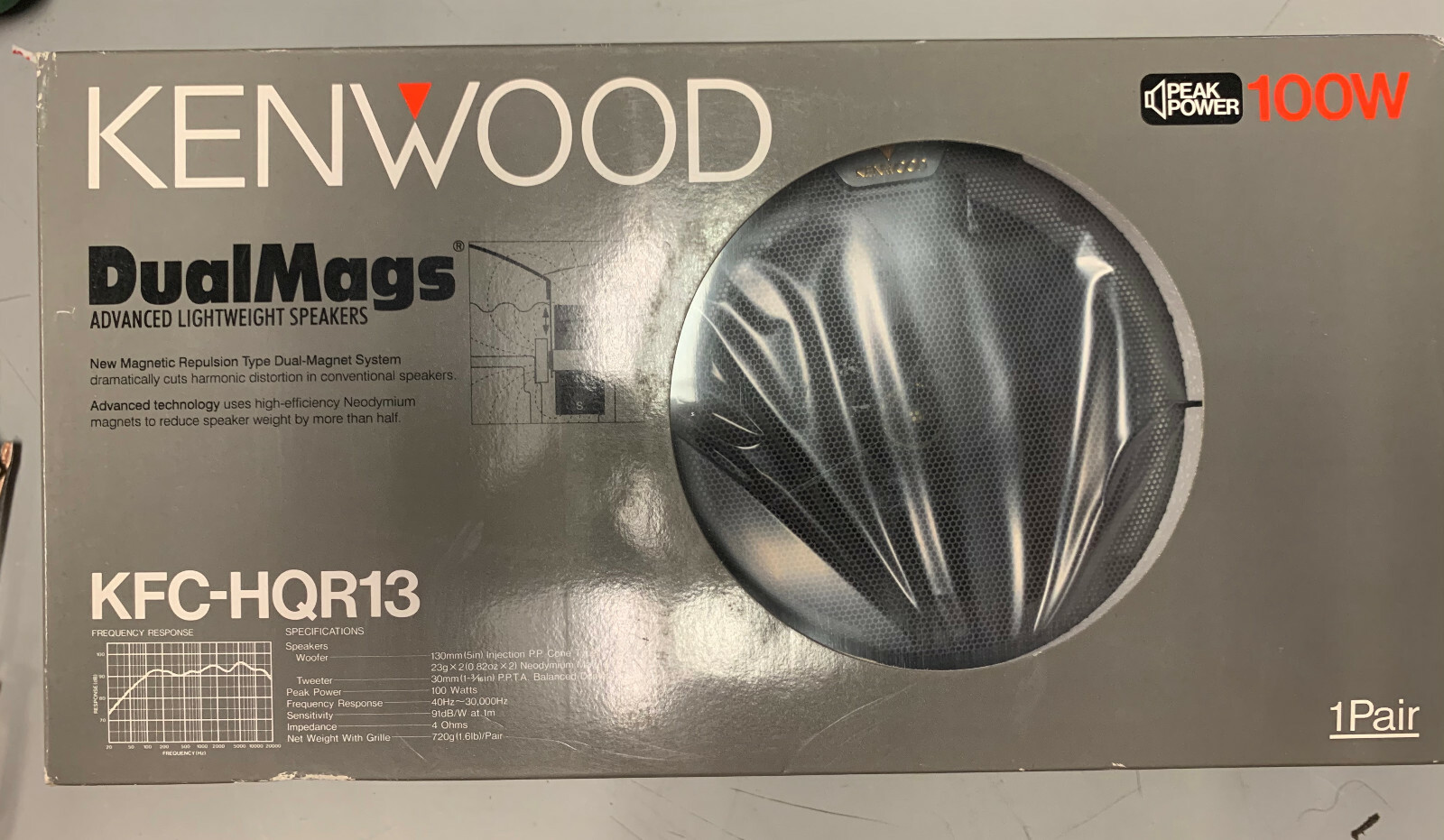 Kenwood KFC-HQR13 DualMags 5” Speakers **NEW** OLD SCHOOL | eBay