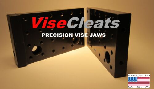 ViseCleats Model 500, Hardened Precision Ground Tall Jaws for Kurt 6"Vises