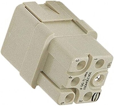Harting Heavy Duty Power Connectors, Female Crimp Part # 09120053101 *NOS*
