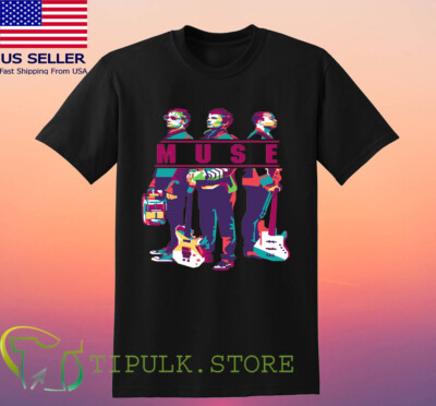 Muse Resistance Men's Black T-shirt Size S-5XL