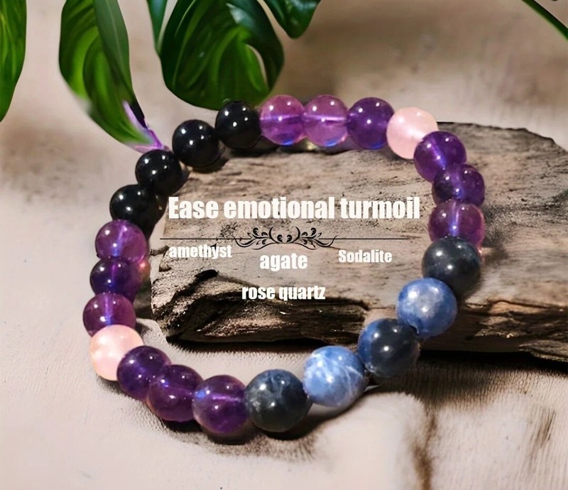 Stress Abbau Echt Sodalit Amethyst Rosenquarz â¤ï¸385