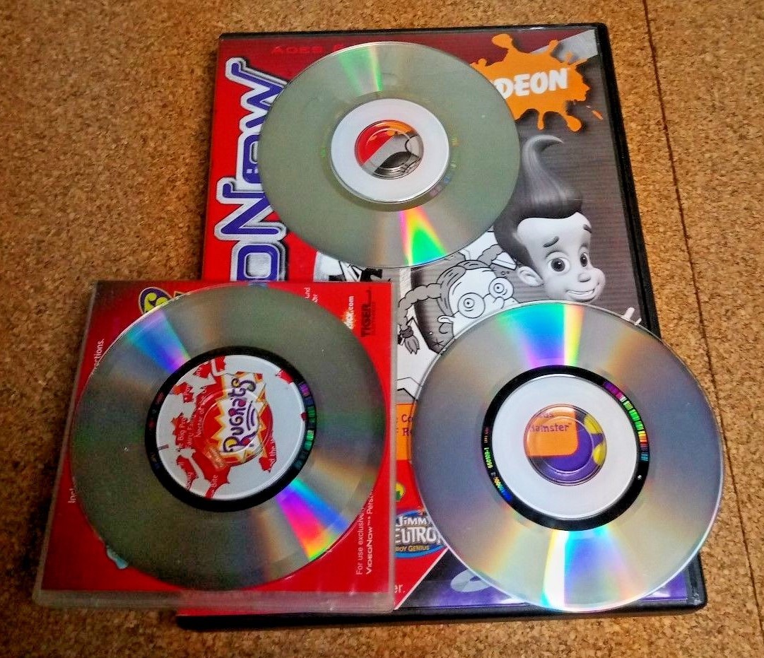 VIDEONOW ~ NICKELODEON 3-DISC PACK ~ PRE-OWNED with EXTRA DISC ~ VERY GOOD