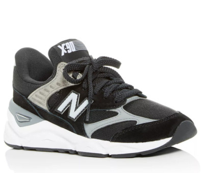 NEW BALANCE Womens X90 Re-Constructed Classic Sneakers Black Castlerock US 6