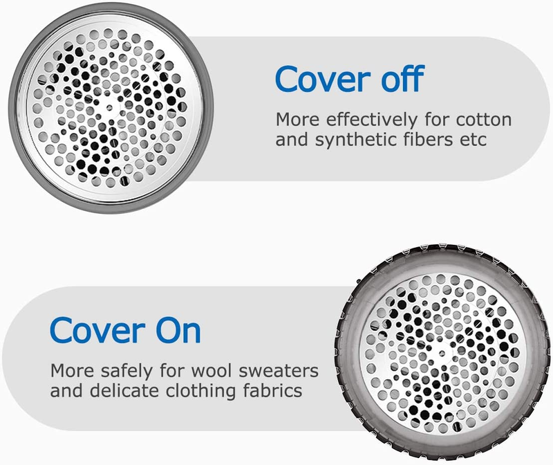 Lint Remover Fabric Shaver and Sweater Defuzzer with 2-Speeds, 2 Replaceable Sta