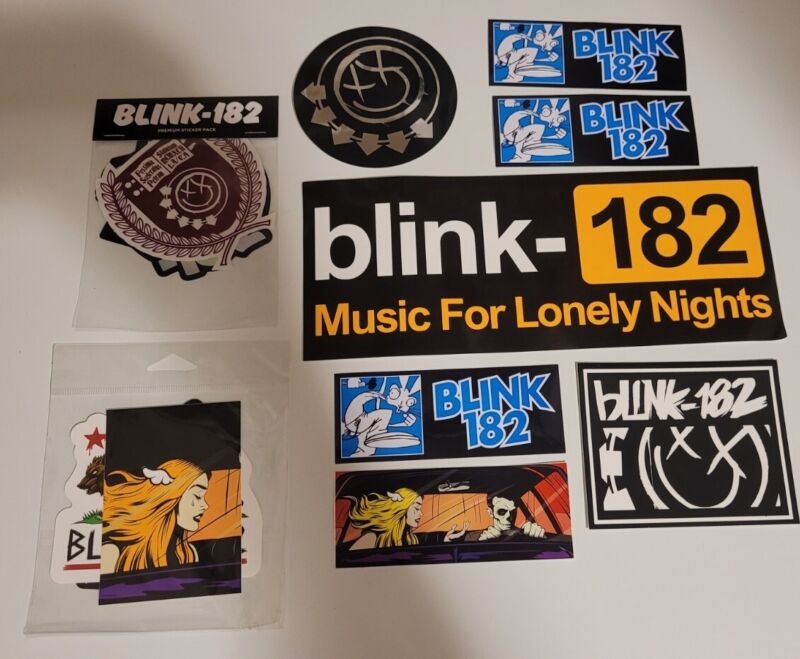 Blink 182  sticker lot