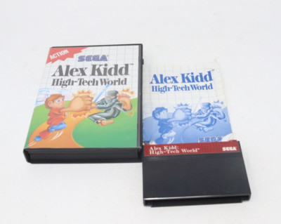 Alex Kidd: High-Tech World, Authentic - Complete - Tested
