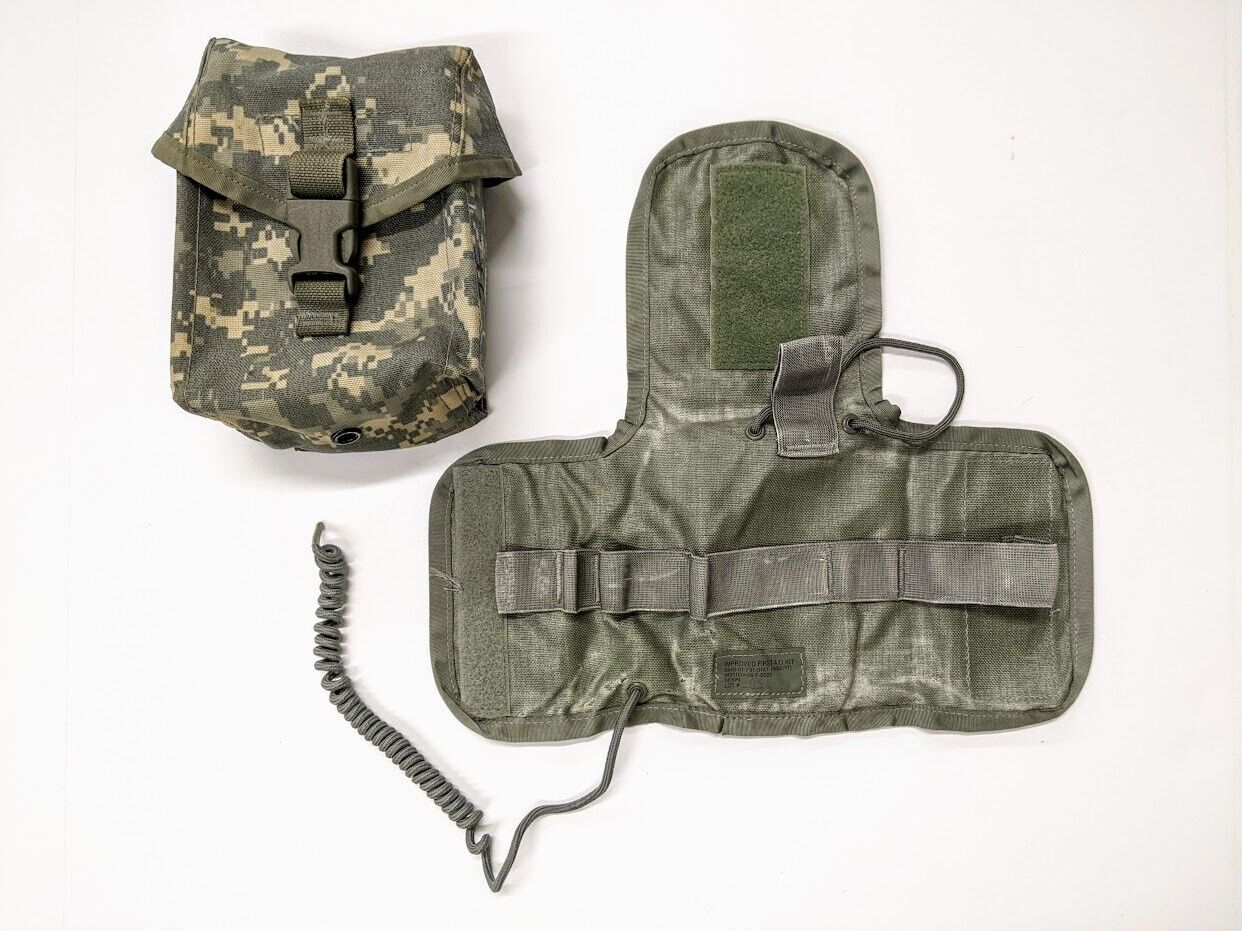 US Military MOLLE II IFAK Pouch w/ INSERT - ACU IMPROVED US Military MOLLE II IFAK Pouch w/ INSERT - ACU IMPROVED