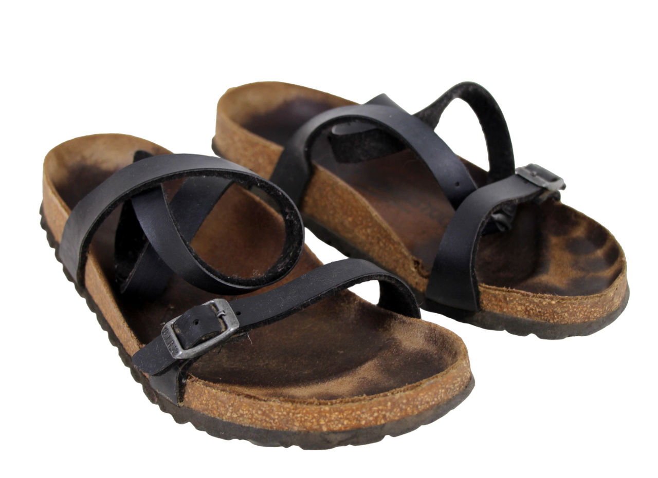 Birkenstock ブラック サンダル 37★美品 BIRKENSTOCK ブラック サンダル 37 - メルカリ