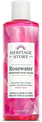 Heritage Store Rose Petals ROSEWATER Refreshing Facial 