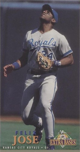 1994 Fleer Extra Bases - Felix Jose #92