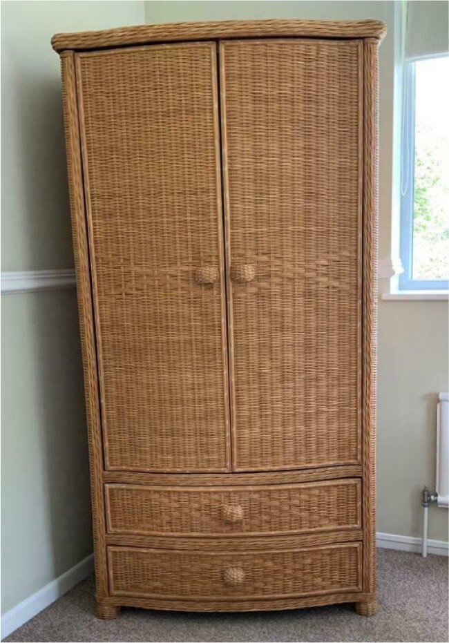 Wicker Wardrobe 80 In Redland Bristol Gumtree