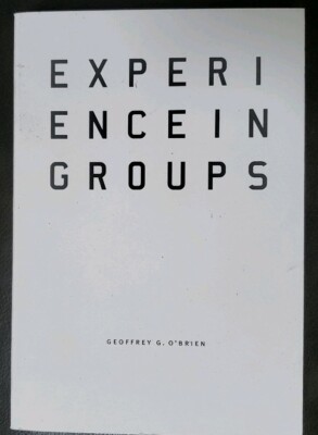 Experience in Groups by Geoffrey G. O'Brien            ( New, 2018, Paperback ) 