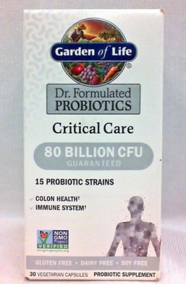 Garden Of Life Dr Formulated Probiotic Critical Care 80 Billion 30 Capsules
