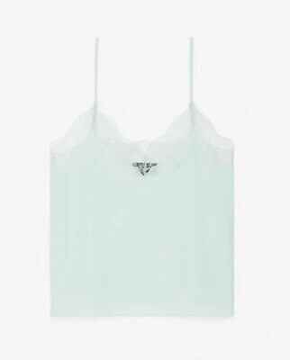 The Kooples Mint Green Camisole with Lace, NWT, Size 0 (XS)