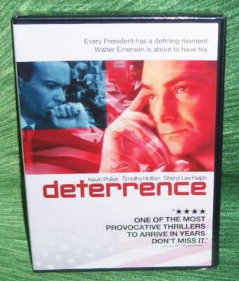 NEW RARE OOP KEVIN POLLAK TIMOTHY HUTTON DETERRENCE THRILLER MOVIE DVD 1999
