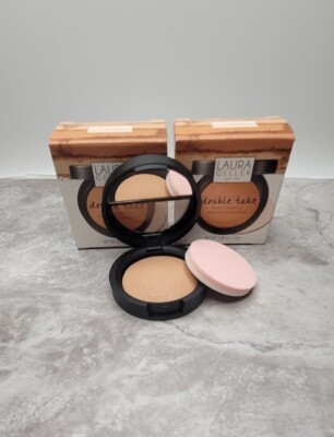 2, Laura GellerDouble Take Baked Versatile Powder Foundation,Medium Travel Size