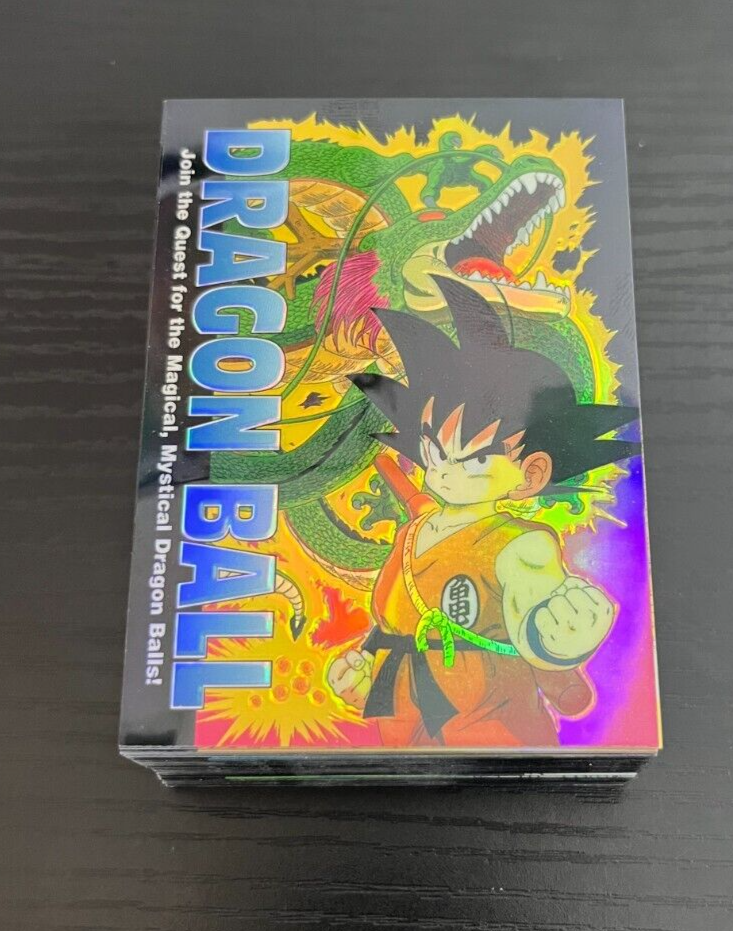 BIRD STUDIOS 1995/6 DRAGON BALL CHROMIUM REFRACTOR CHASE +full 53 base CARD SET BIRD STUDIOS 1995/6 DRAGON BALL CHROMIUM REFRACTOR CHASE +full 53 base CARD SET