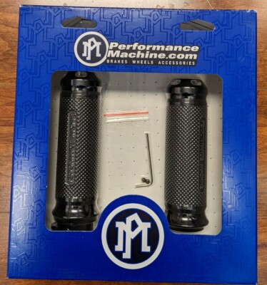Performance Machine 0063-2043-BM Black Elite Apex Grips For Cable