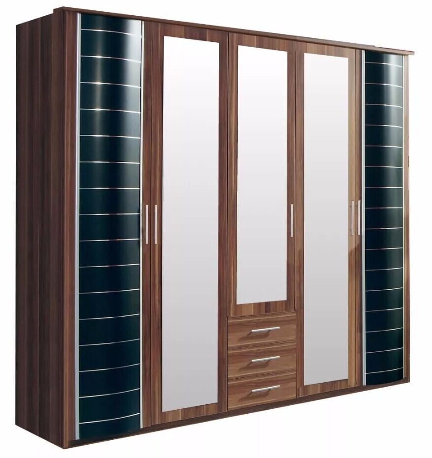 50 Sale Off Luxury Yvonne 5 Door German Wardrobe In