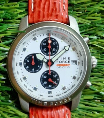RELOJ TIME FORCE SUPER CHRONOGRAPH NEW OLD STOCK 1990´S