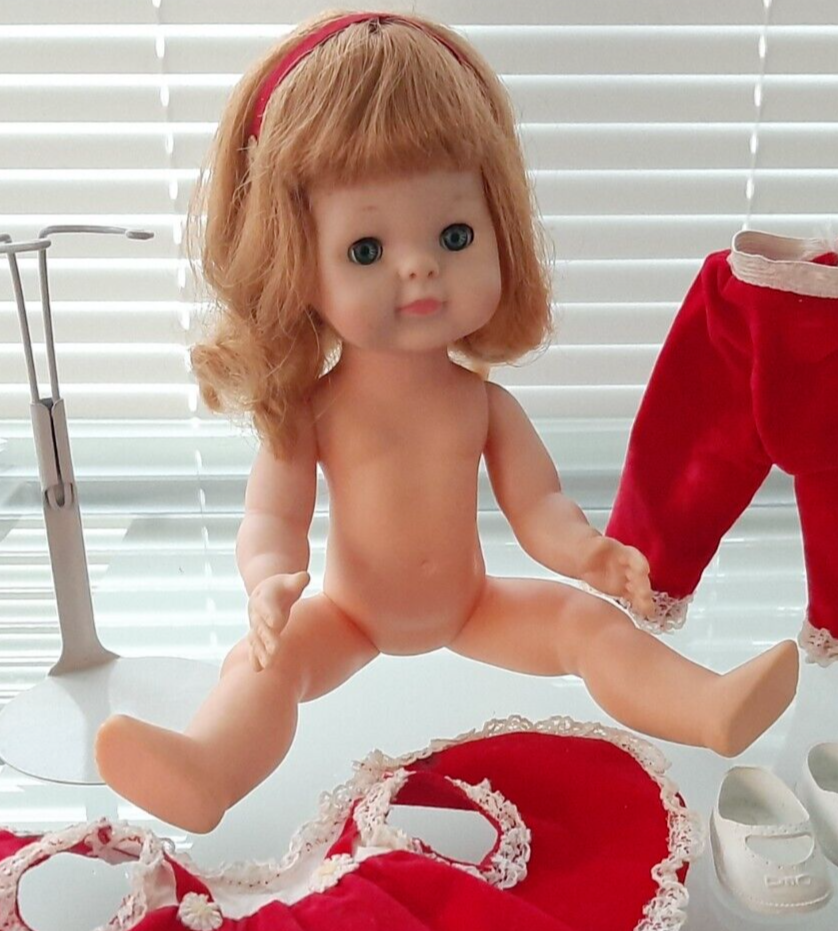 VOGUE DOLL LITTLEST ANGEL 1964 11" Eye Blink ORGINAL OUTFIT SHOES HEADBAND STAND