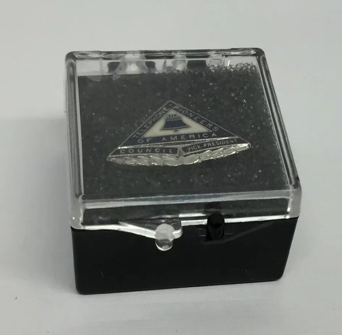 Telephone Pioneers Of America Council Vice President Silver Tone Tie Tack Pin