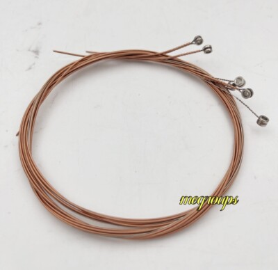 6Pcs/Set Red Acoustic Guitar Strings 1st-6th String Steel Strings US