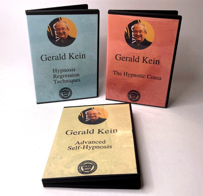 Practicing Self Hypnosis 3 DVDs Gerald Jerry Kein Bundle Set