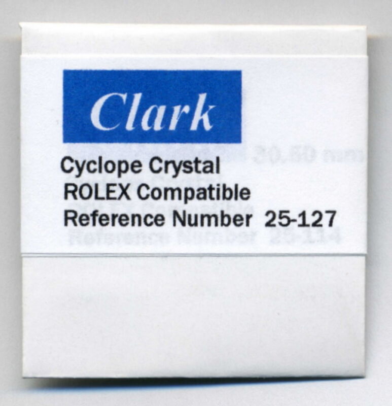 Crystal Ref. # 25-127 127 For Rolex  "clark" Crystals