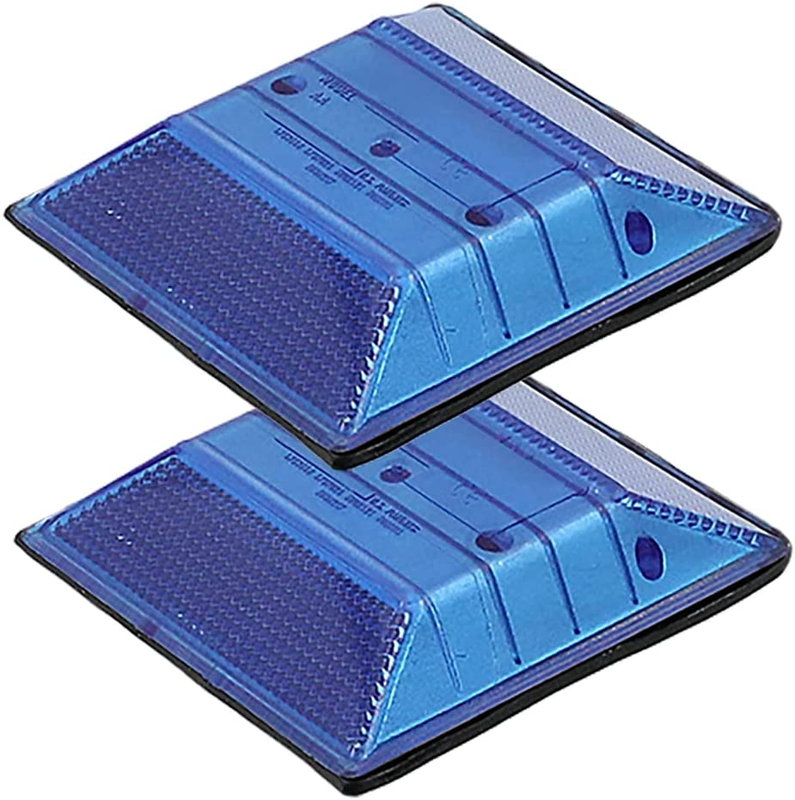 Blue Reflective Road Driveway Marker (2 Pack) - Fire Hydrant Blue Pavement Ma...