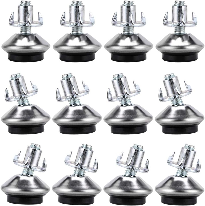 Leveling Feet M6 for Workbench Cabinets DIY Projects 12PCS Metal Adjustable