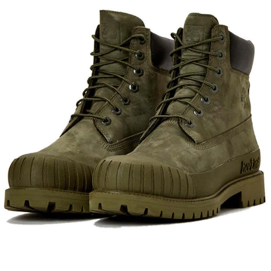 Pre-owned Timberland X Bbc 6" Bee Line Olive Green Army Rubber Sz 8-10 - Tb0a5sa2a58