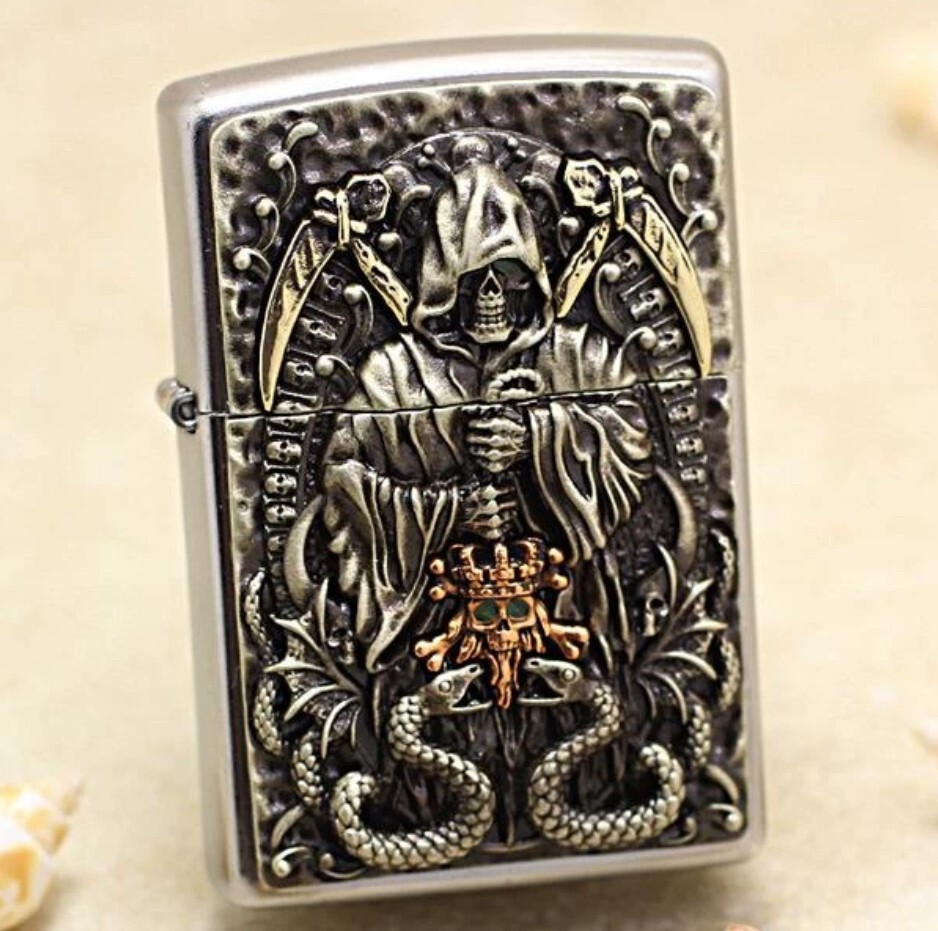 ビンテージzippo 1962-78 LIGHTER FUEL 炎柄オイル空缶 ヴィンテージ ZIPPO缶 ビンテージzippo 1962-78 LIGHTER FUEL 炎