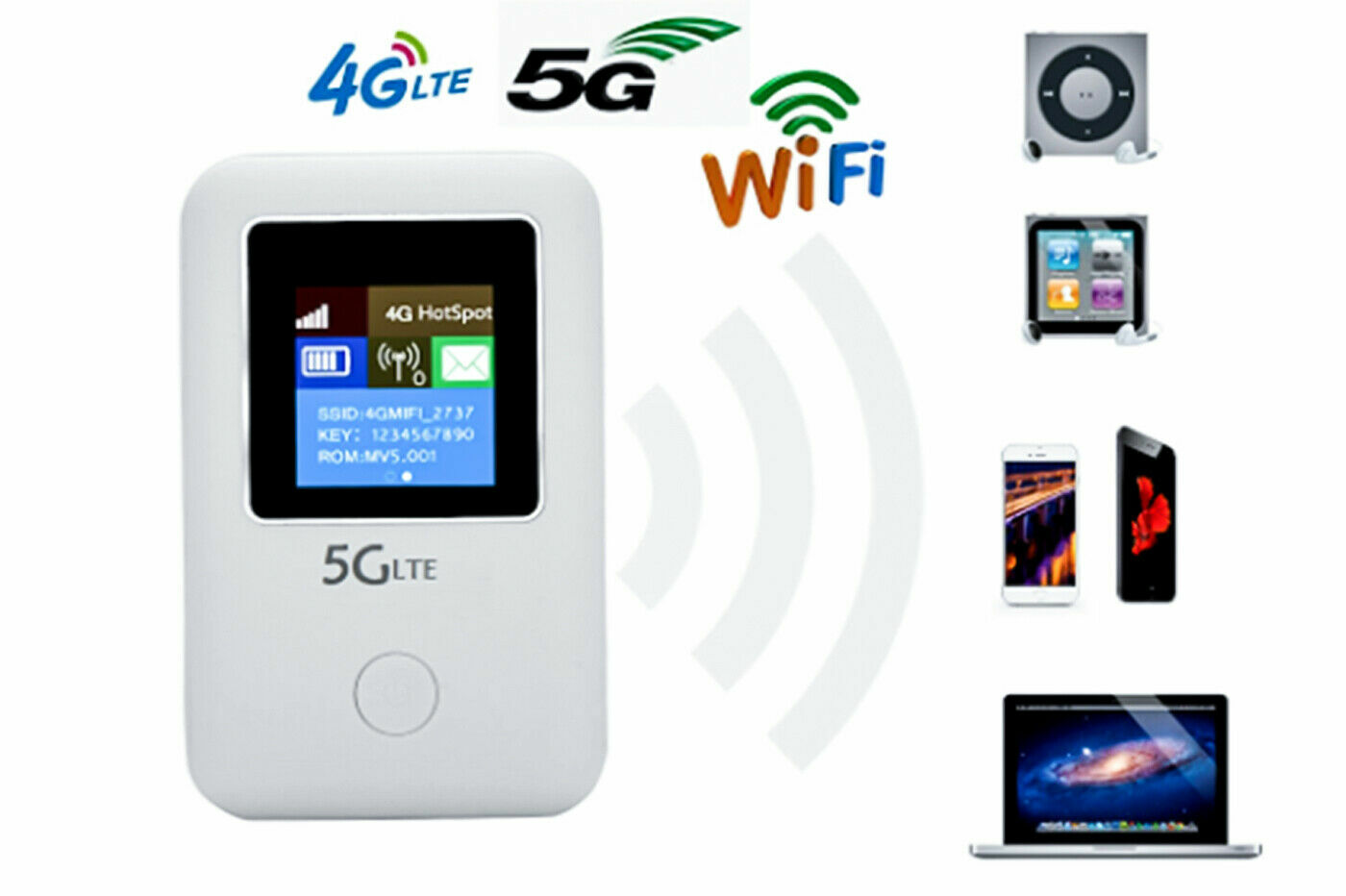 Mini Router Wifi Modem 5g/4g Lte Andowl Q-A214 Wireless Portatile Hot ...