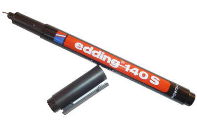 CD DVD Pen Edding FSE 140S Black Film Pen Fiber Pen Fineliner