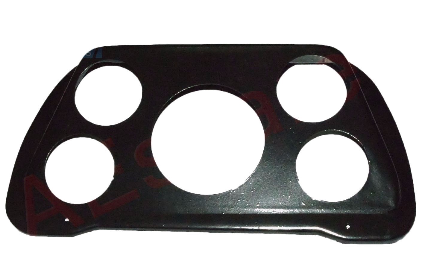 Dash Board Meter Plate Gauge Plate Steel Black For Mahindra & Willys Jeeps 